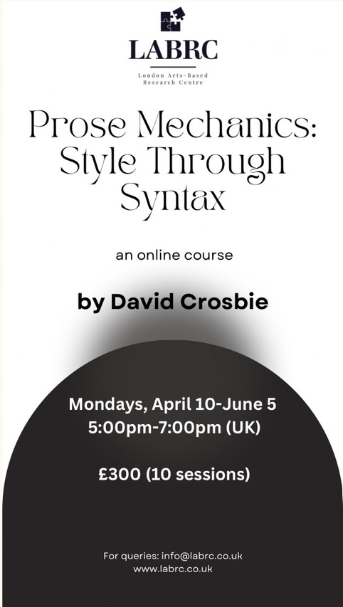 Prose Mechanics: Style Through Syntax