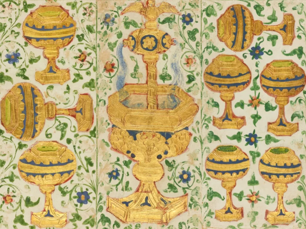 Visconti-Sforza, Cartes de Tarot, xve siècle. © photo :﻿ The Morgan Library & Museum.