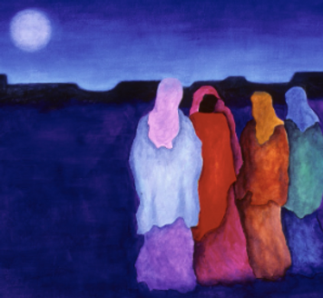 The image of Moon and Four is used with kind permission of the artist, Lindsey Leavell