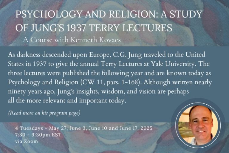 Psychology and Religion: A Study of Jung’s 1937 Terry Lectures
